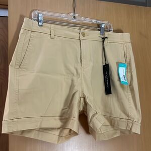 NWT Liverpool 14w mustard yellow shorts.